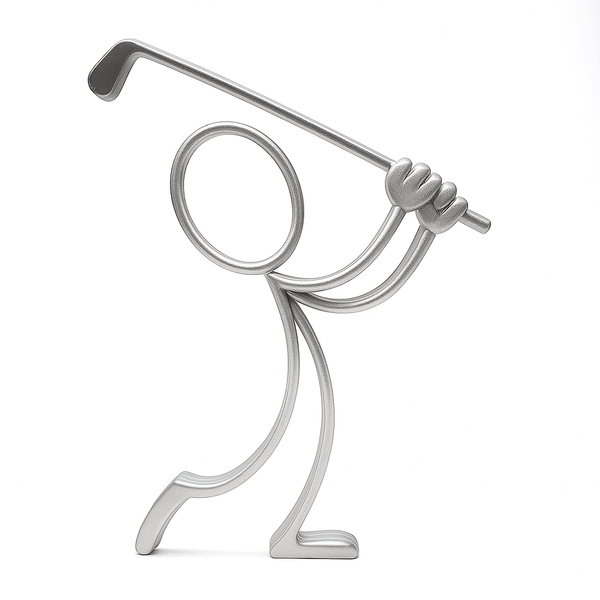 Stickyman Golfer - 3dbende