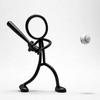 Stickyman Honkballer - 3dbende