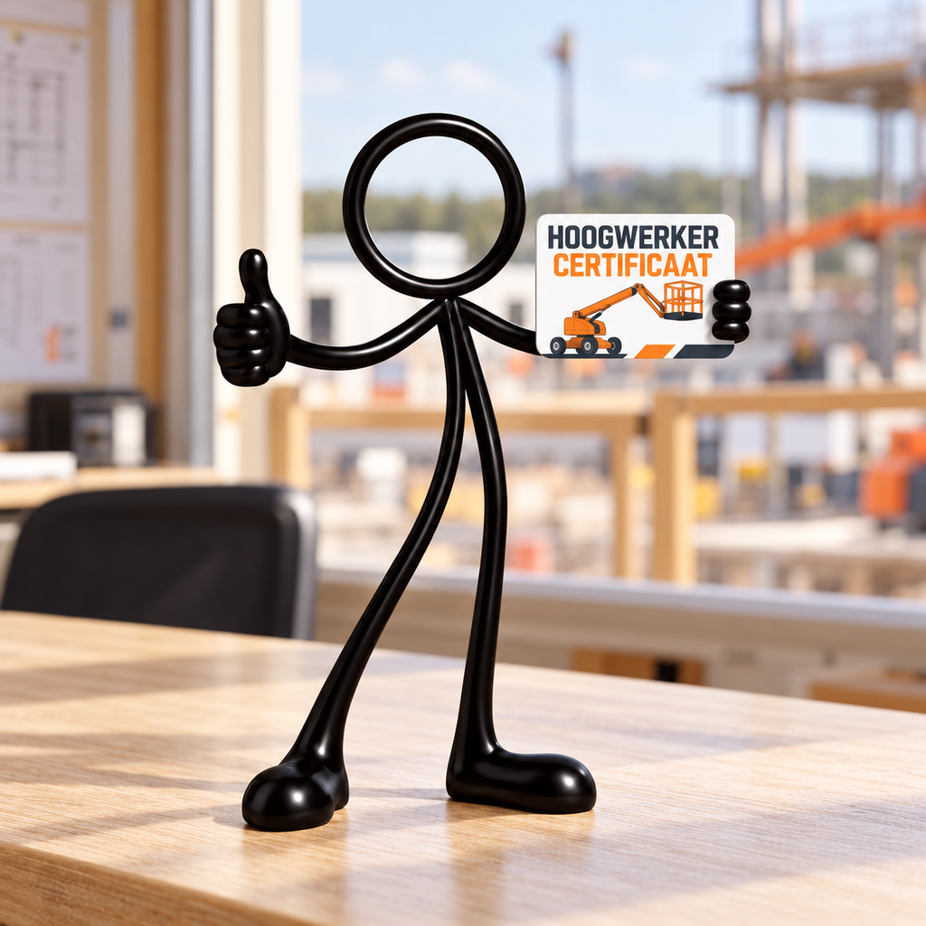 Stickyman hoogwerker in bijpassende sfeer