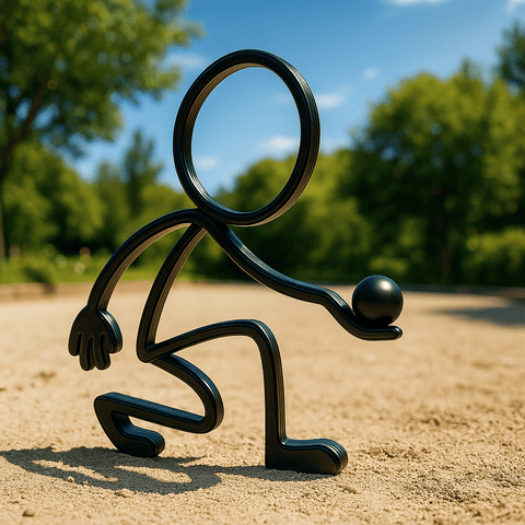Stickyman Jeu - de - Boules Speler