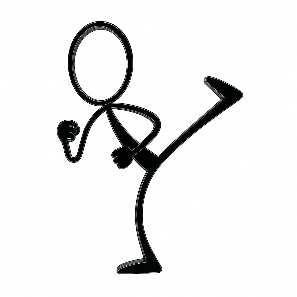 Stickyman Judospeler - 3dbende