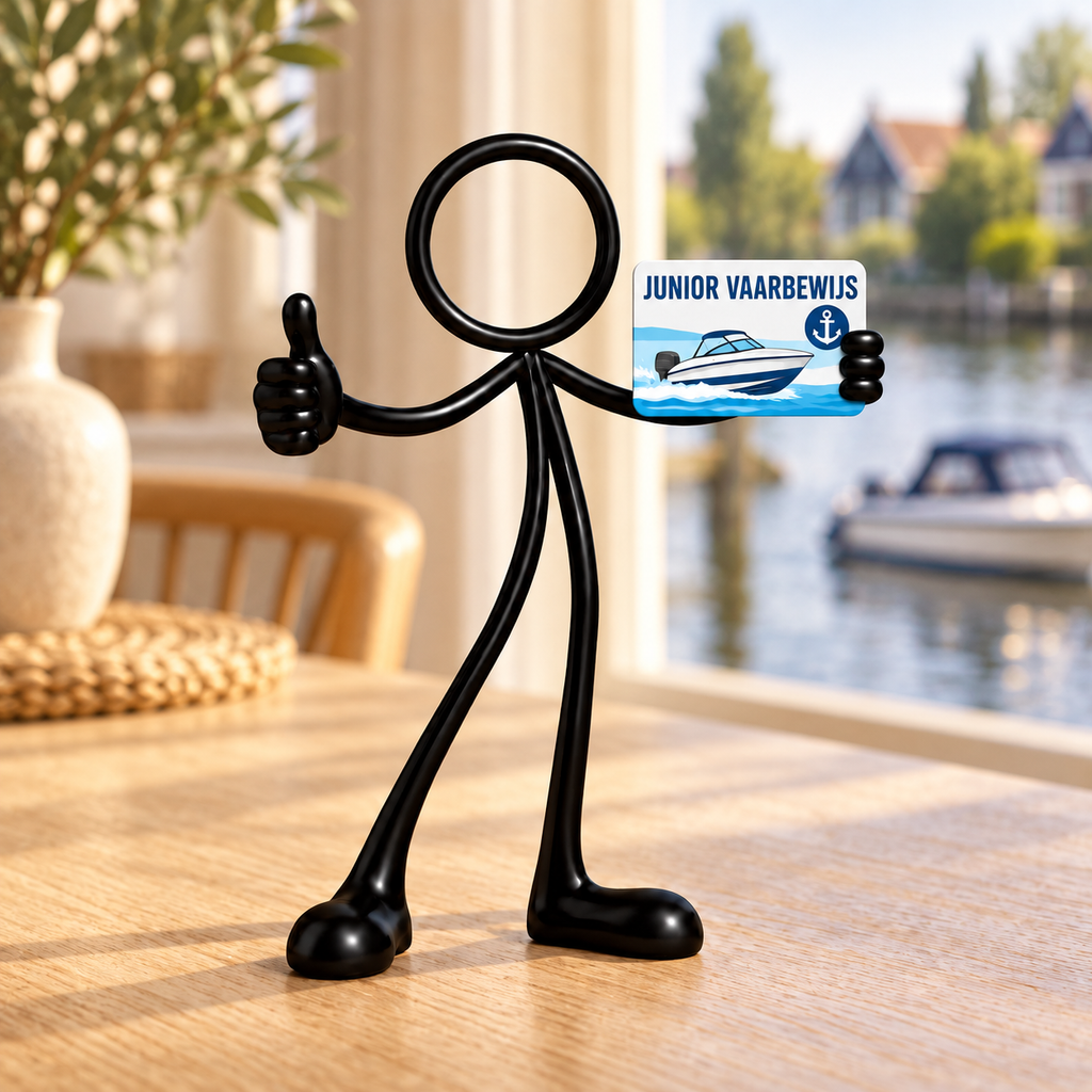 Stickyman junior-vaar in bijpassende sfeer