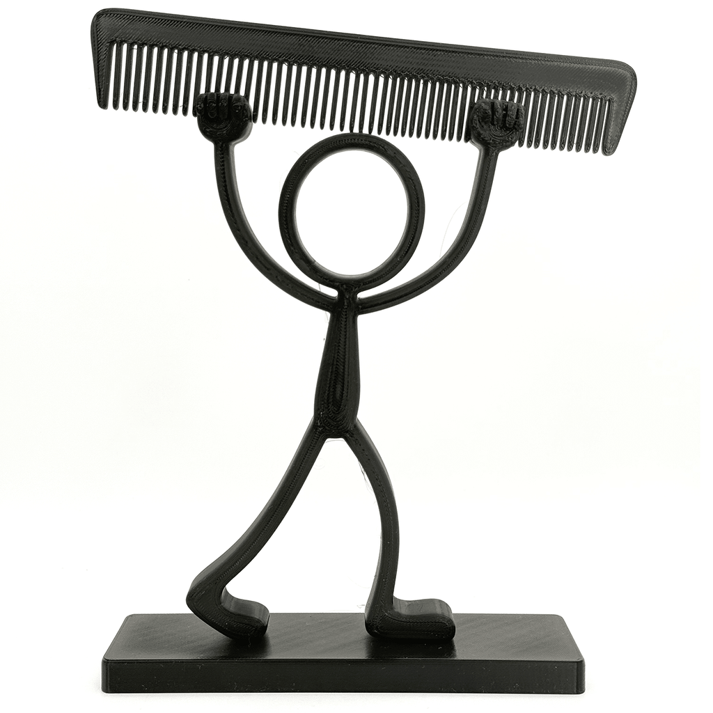 Stickyman Kapper met Grote Kam - 3dbende