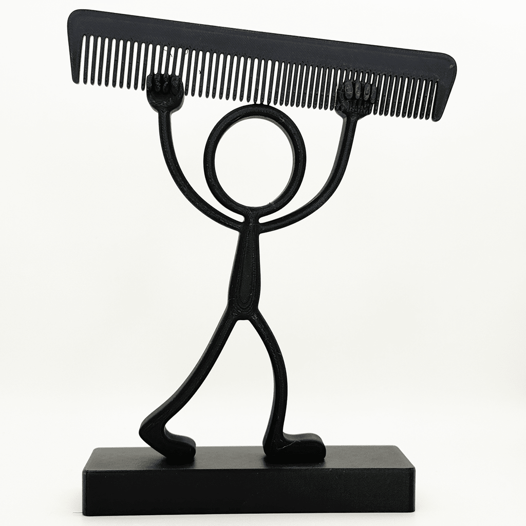 Stickyman Kapper met Grote Kam - 3dbende