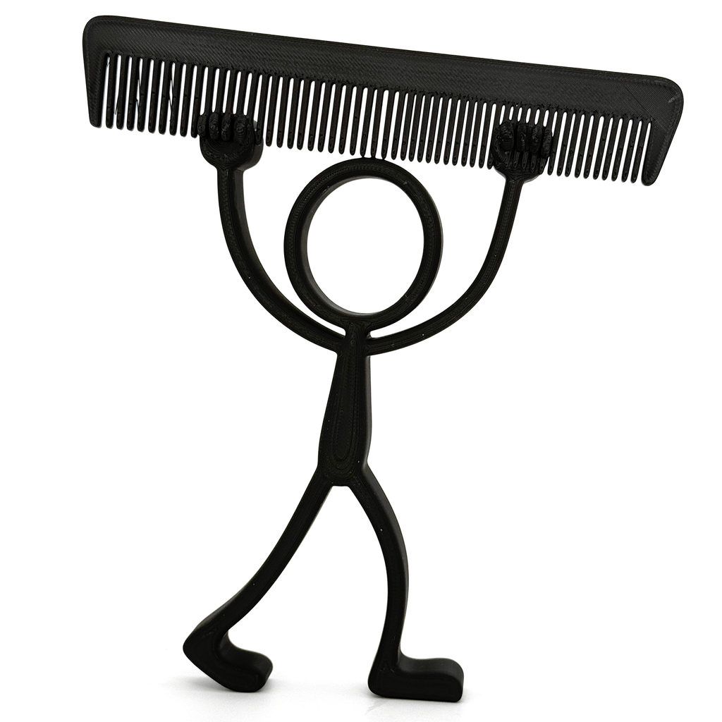 Stickyman Kapper met Grote Kam - 3dbende