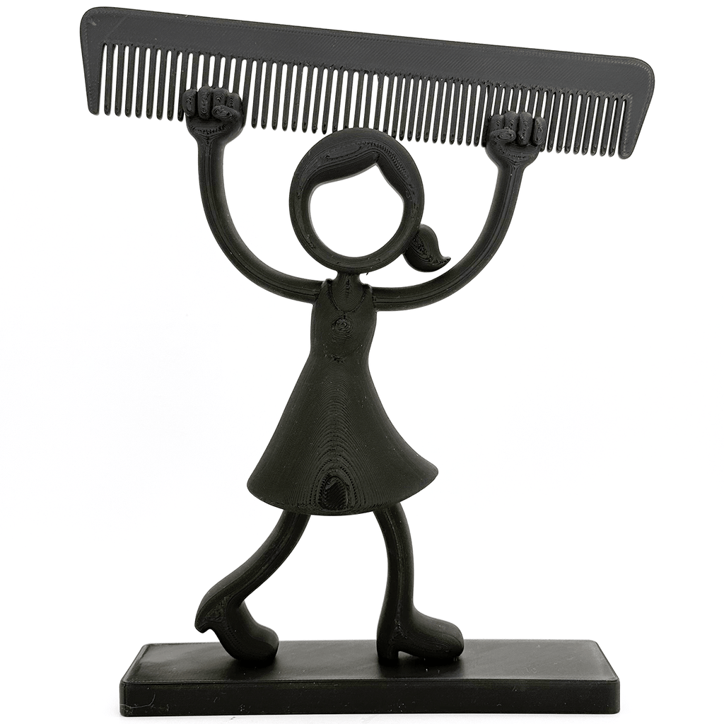 Stickyman Kapster met Grote Kam - 3dbende
