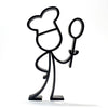 Stickyman Kok decoratie - 3dbende