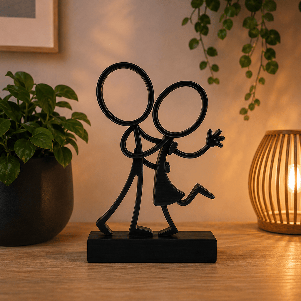 Stickyman Liefdeskoppel – Dansend - decoratie - 3dbende