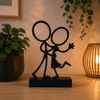 Stickyman Liefdeskoppel – Dansend - decoratie - 3dbende