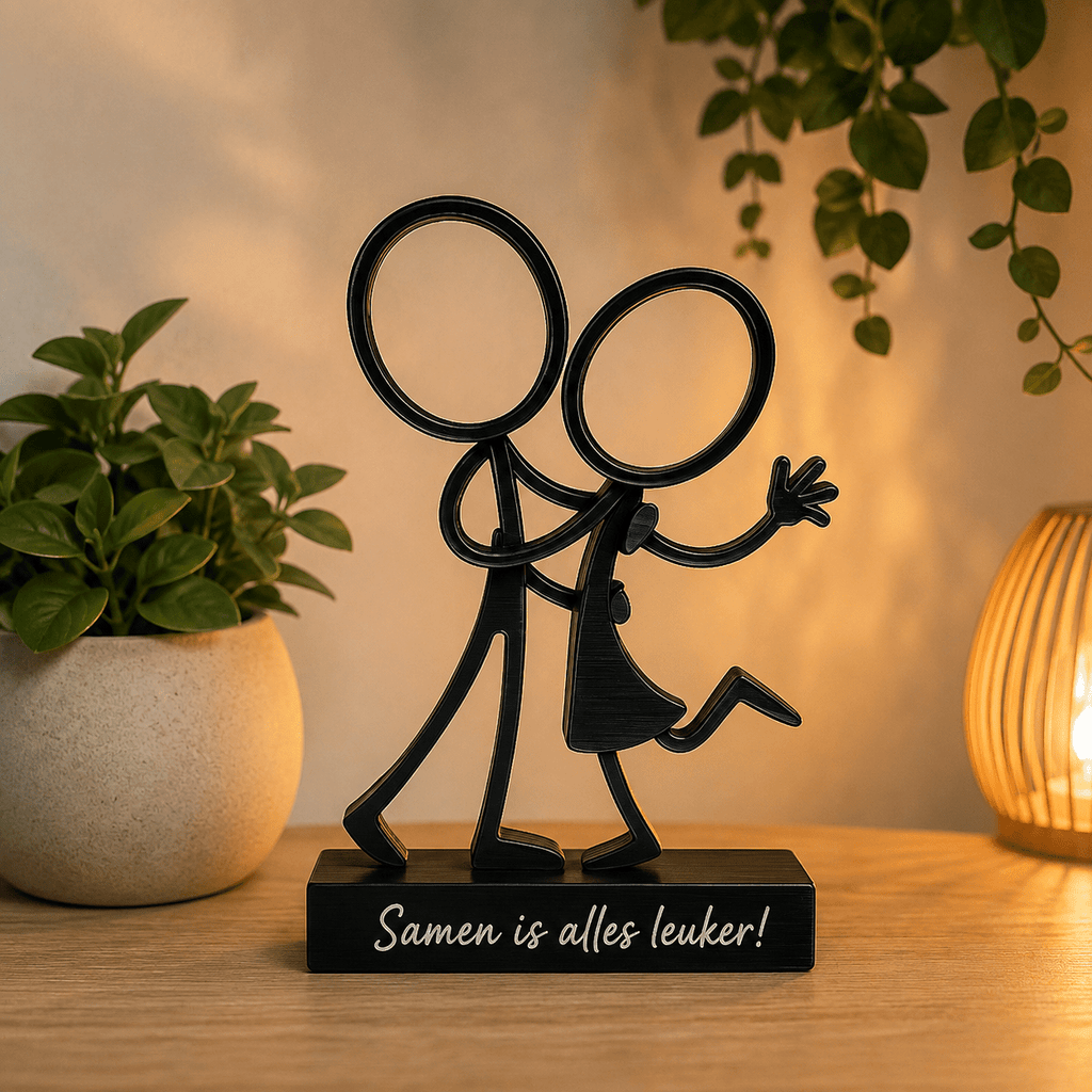 Stickyman Liefdeskoppel – Dansend - decoratie - 3dbende