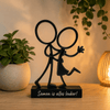 Stickyman Liefdeskoppel – Dansend - decoratie - 3dbende