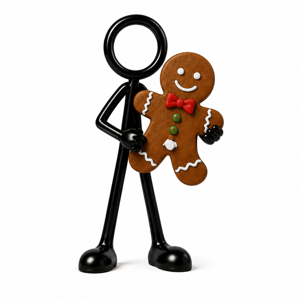 Stickyman met Peperkoekmannetje - 3dbende