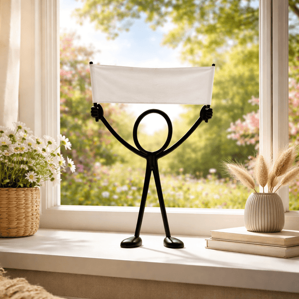 Stickyman met Spandoek - 3dbende
