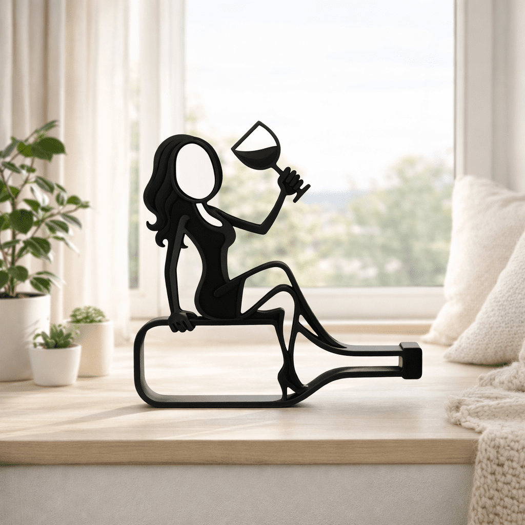 Stickyman Moeder met Wijn - 3dbende