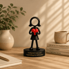 Stickyman Moeder/Vrouw Hart - 3dbende