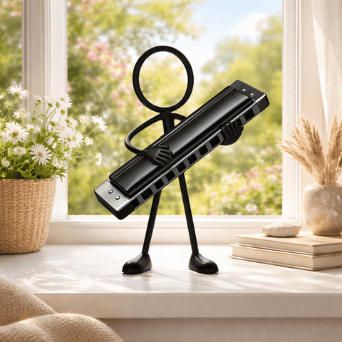 Stickyman Mondharmonica Speler