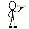 Stickyman Ober – Serveert Stijl met Humor - 3dbende