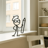 Stickyman Ontwerper decoratie - 3dbende