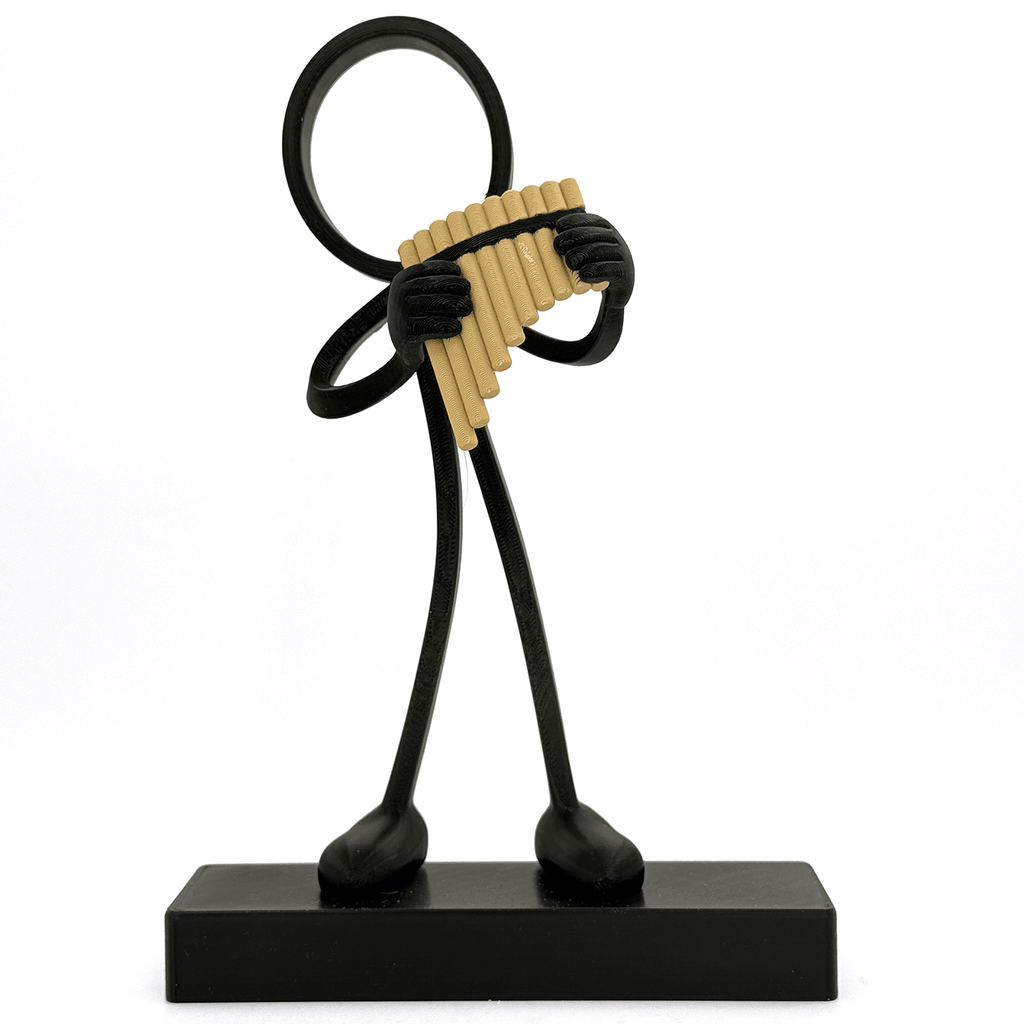Stickyman Panfluitspeler - 3dbende