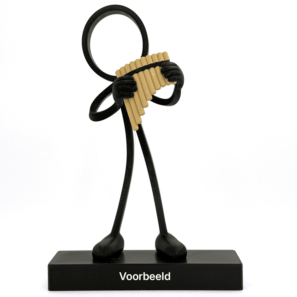 Stickyman Panfluitspeler - 3dbende