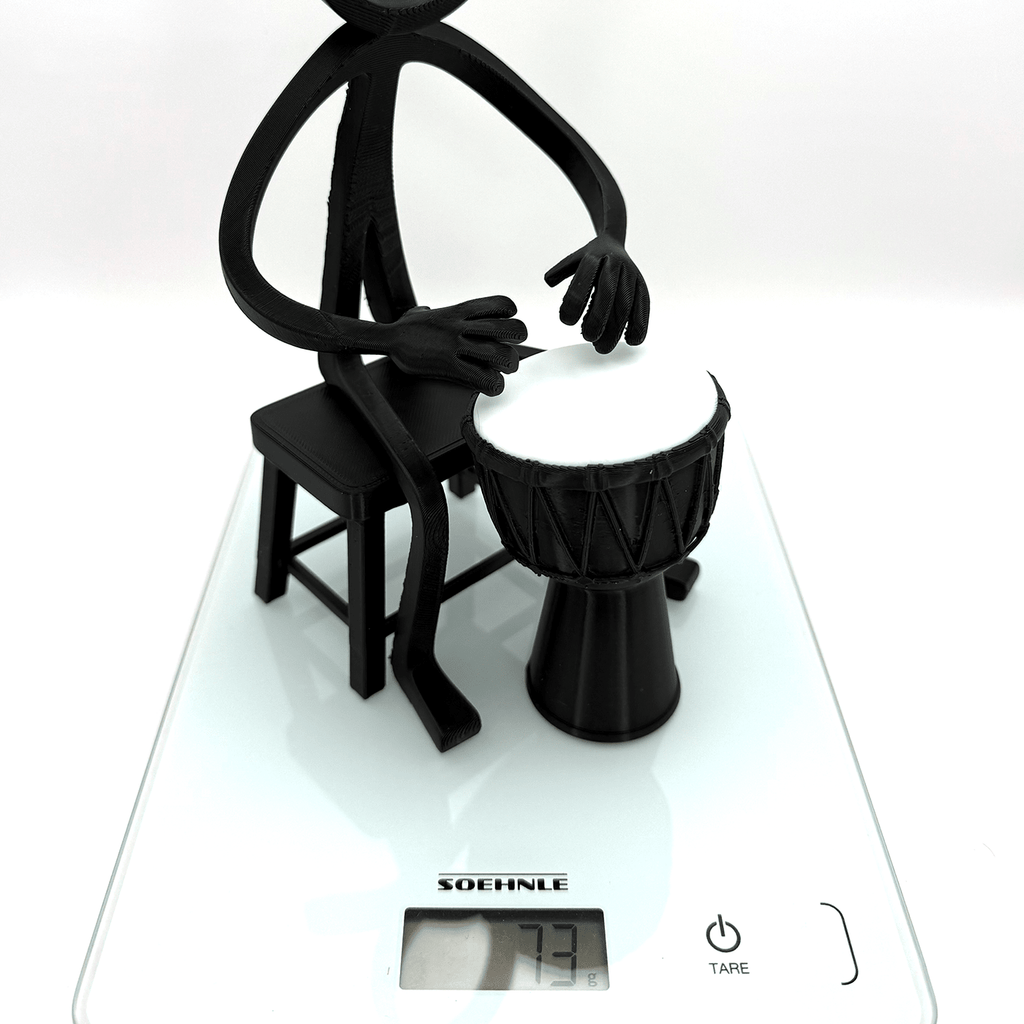 Stickyman Percussionist - 3dbende