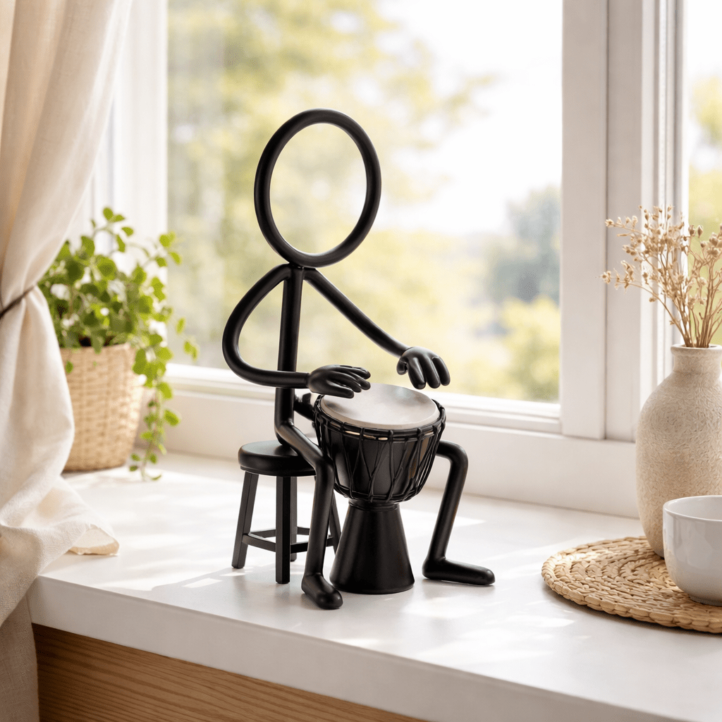 Stickyman Percussionist - 3dbende