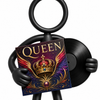 Close-up van Stickyman platenverzamelaar met full-colour fictieve Queen-hoes