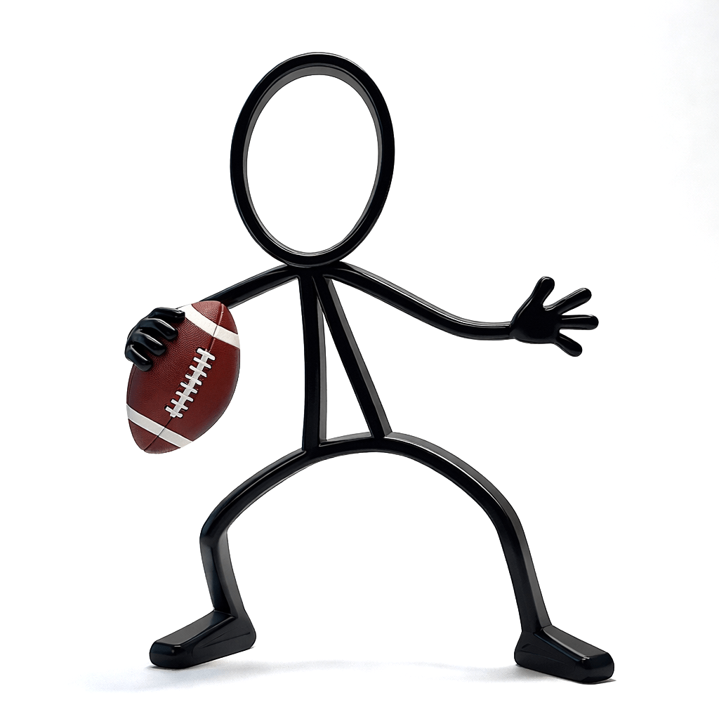 Stickyman Rugbyspeler - 3dbende