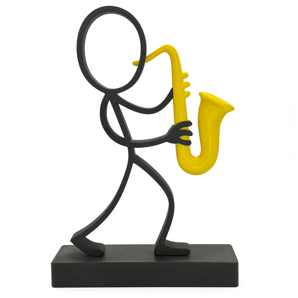 Stickyman Saxofonist - 3dbende