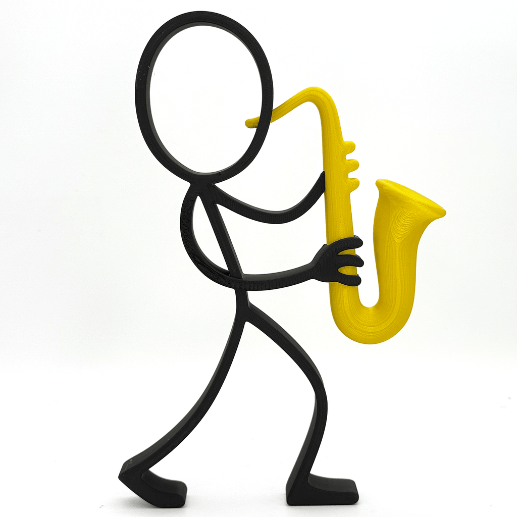 Stickyman Saxofonist - 3dbende
