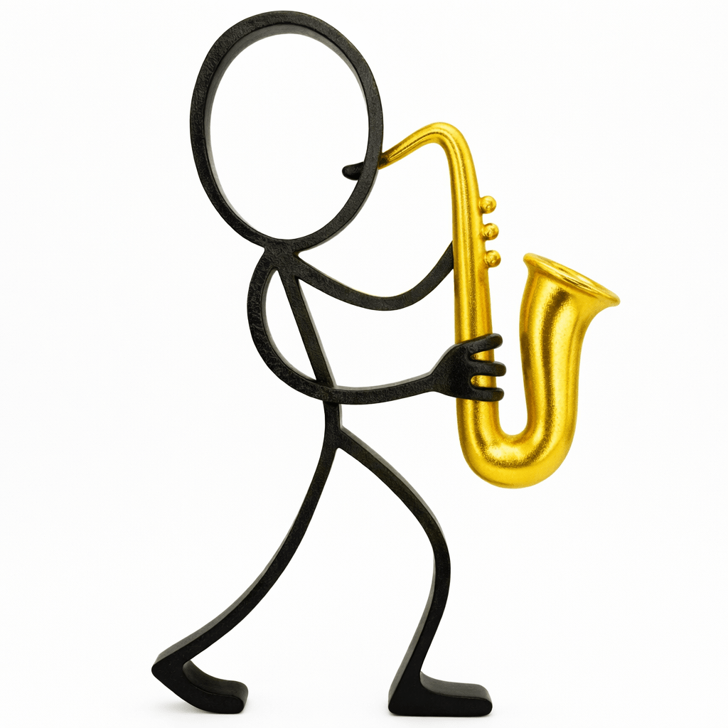 Stickyman Saxofonist - 3dbende