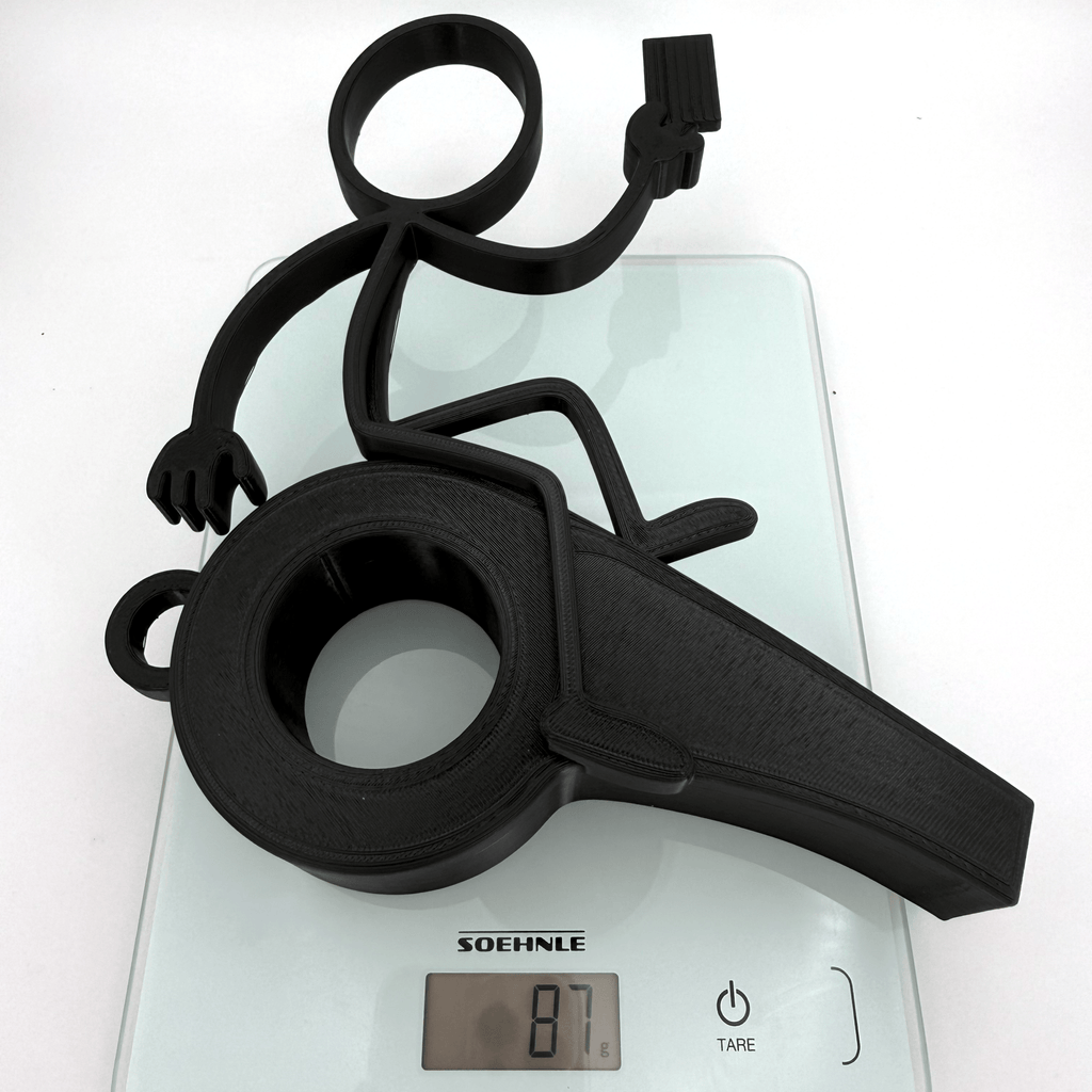 Stickyman Scheidsrechter – Symbool voor Eerlijkheid & Sportiviteit - 3dbende