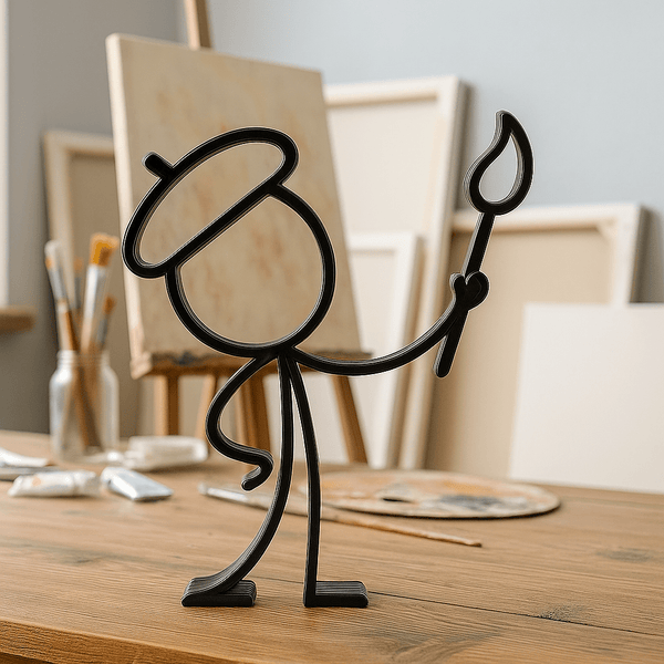 Stickyman Schilder – Creatieve decoratie - 3dbende