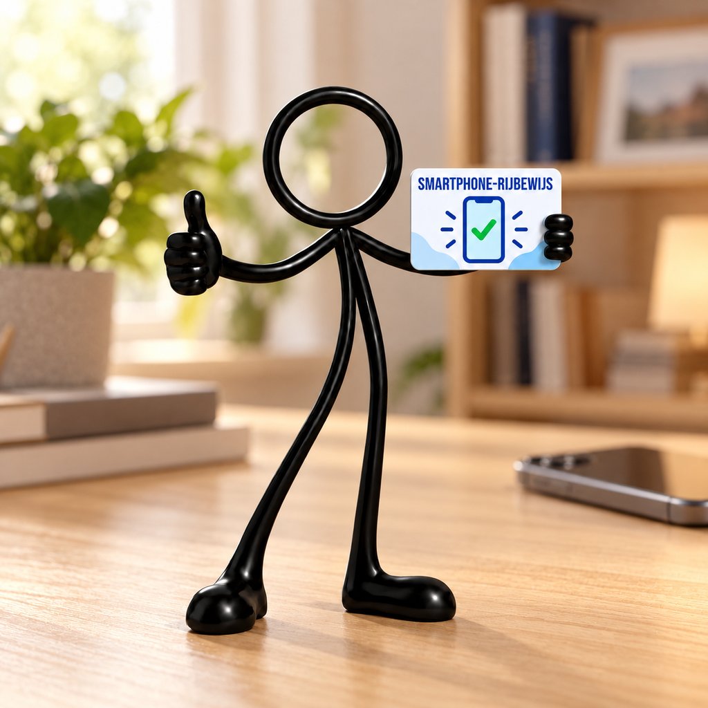 Stickyman smartphone in bijpassende sfeer