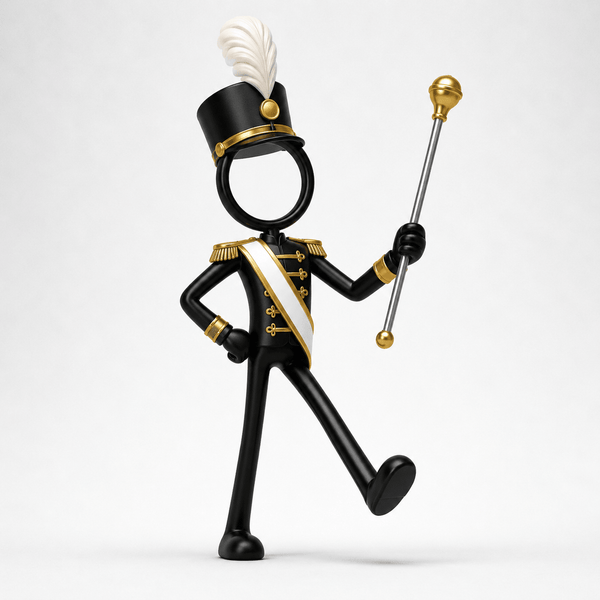 Stickyman Tamboer-maître (Drum Major) - 3dbende