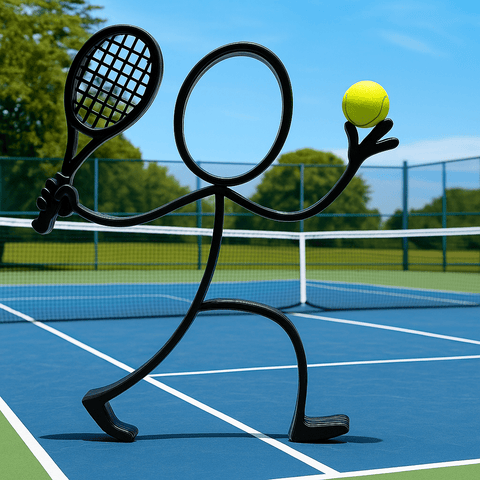 Stickyman Tennisspeler