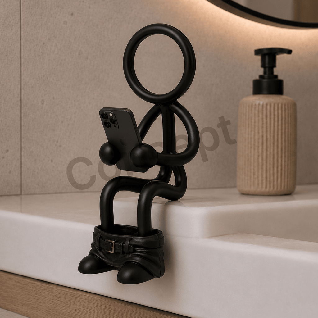 Stickyman Toiletzitter met Smartphone (Vaderdag tip! 🤣) - 3dbende