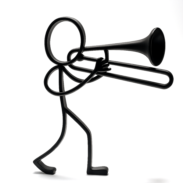 Stickyman Trombonist - 3dbende