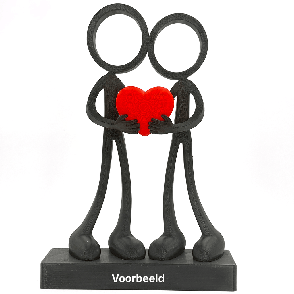 Stickyman Twee Mannen met Hart - 3dbende
