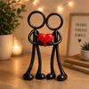 Stickyman Twee Mannen met Hart - 3dbende