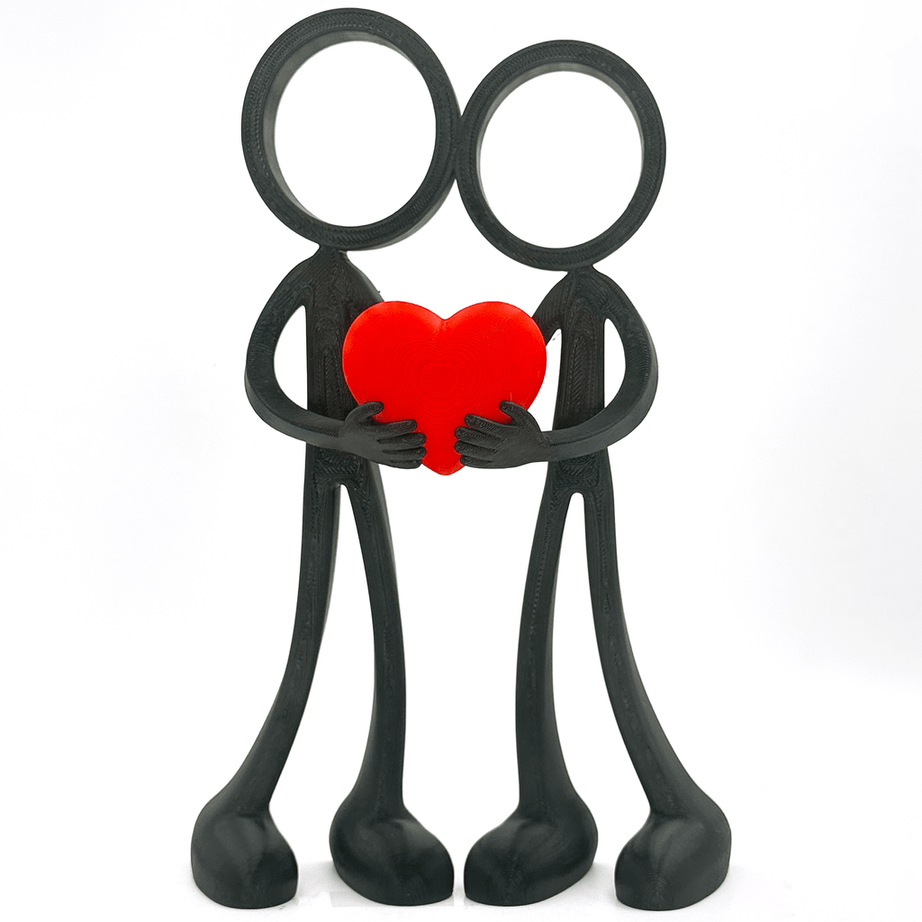 Stickyman Twee Mannen met Hart - 3dbende