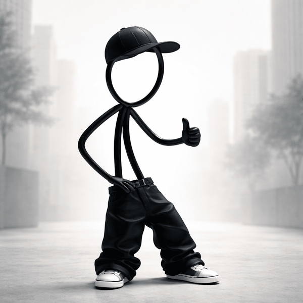 Stickyman Urban Thumbs Up - 3dbende
