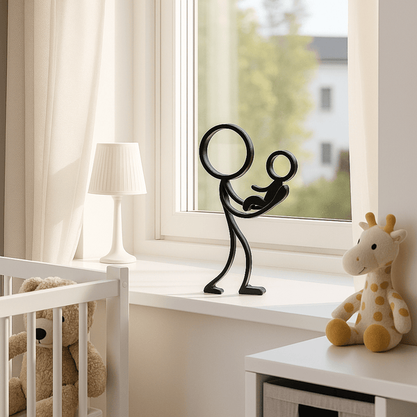 Stickyman Vader met Baby - 3dbende