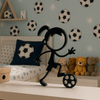 Stickyman Voetballer Meisje - 3dbende