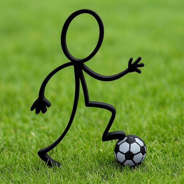 Stickyman Voetballer – Met voetbal - 3dbende