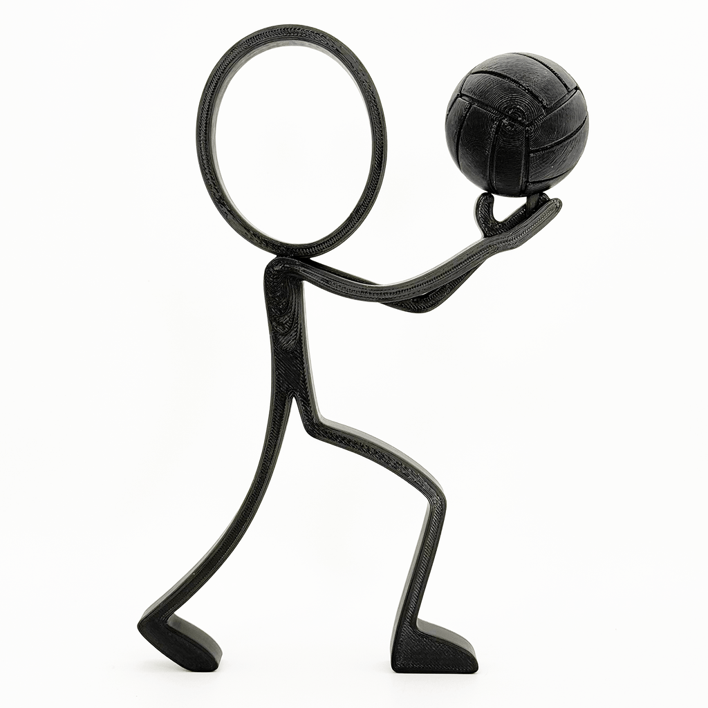 Stickyman Volleybalspeler - 3dbende