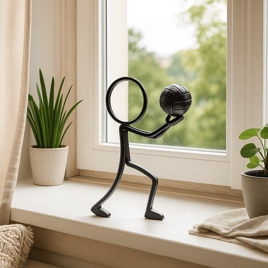 Stickyman Volleybalspeler - 3dbende