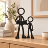 Stickyman Voorleesopa met kleinkind in een warm interieur