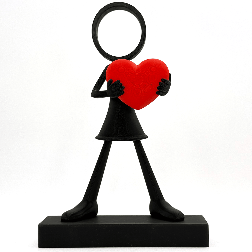 Stickyman Vrouw met Hart - 3dbende