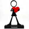Stickyman Vrouw met Hart - 3dbende